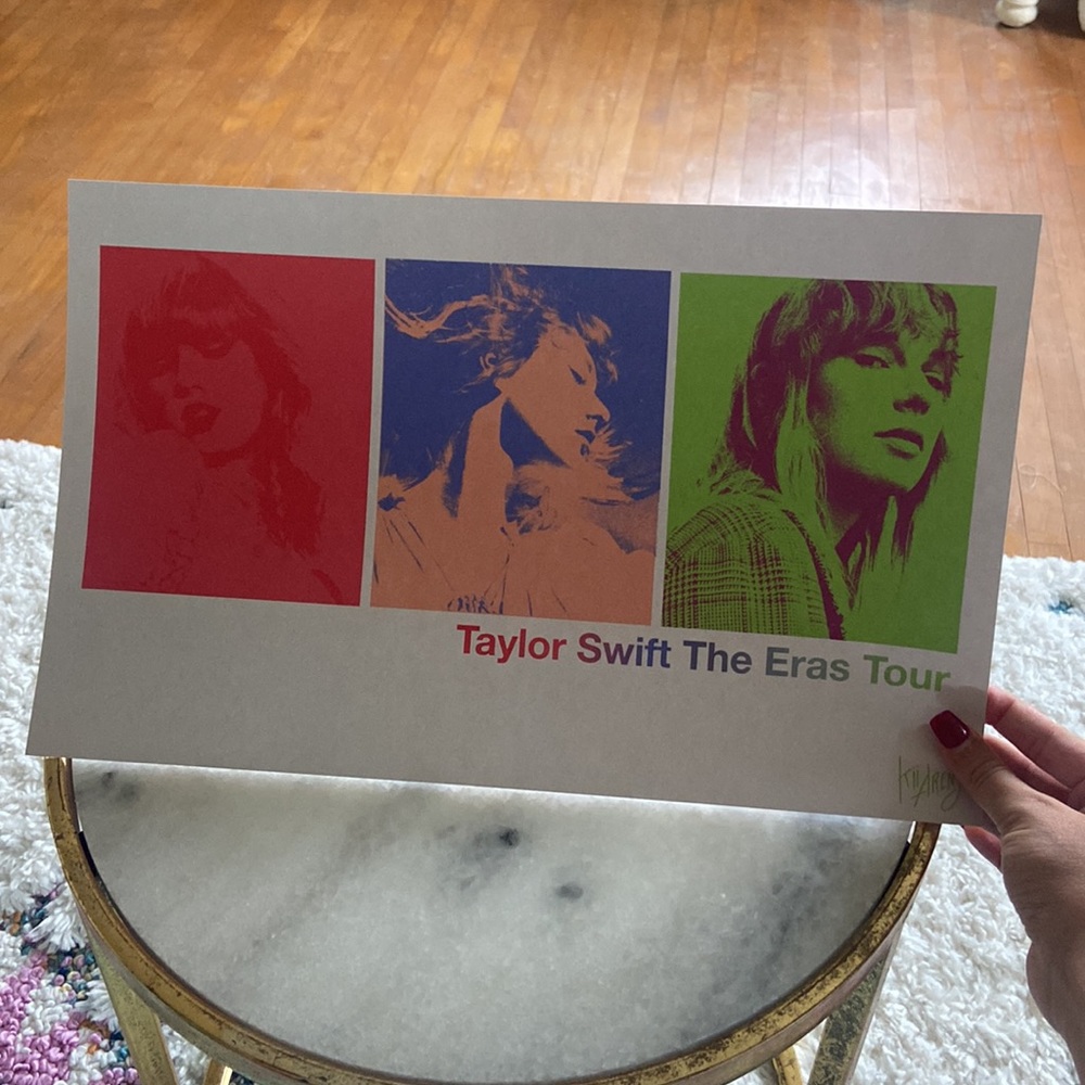 TAYLOR SWIFT ERAS TOUR POSTER FROM THE VIP BOX - Picture 2 of 2